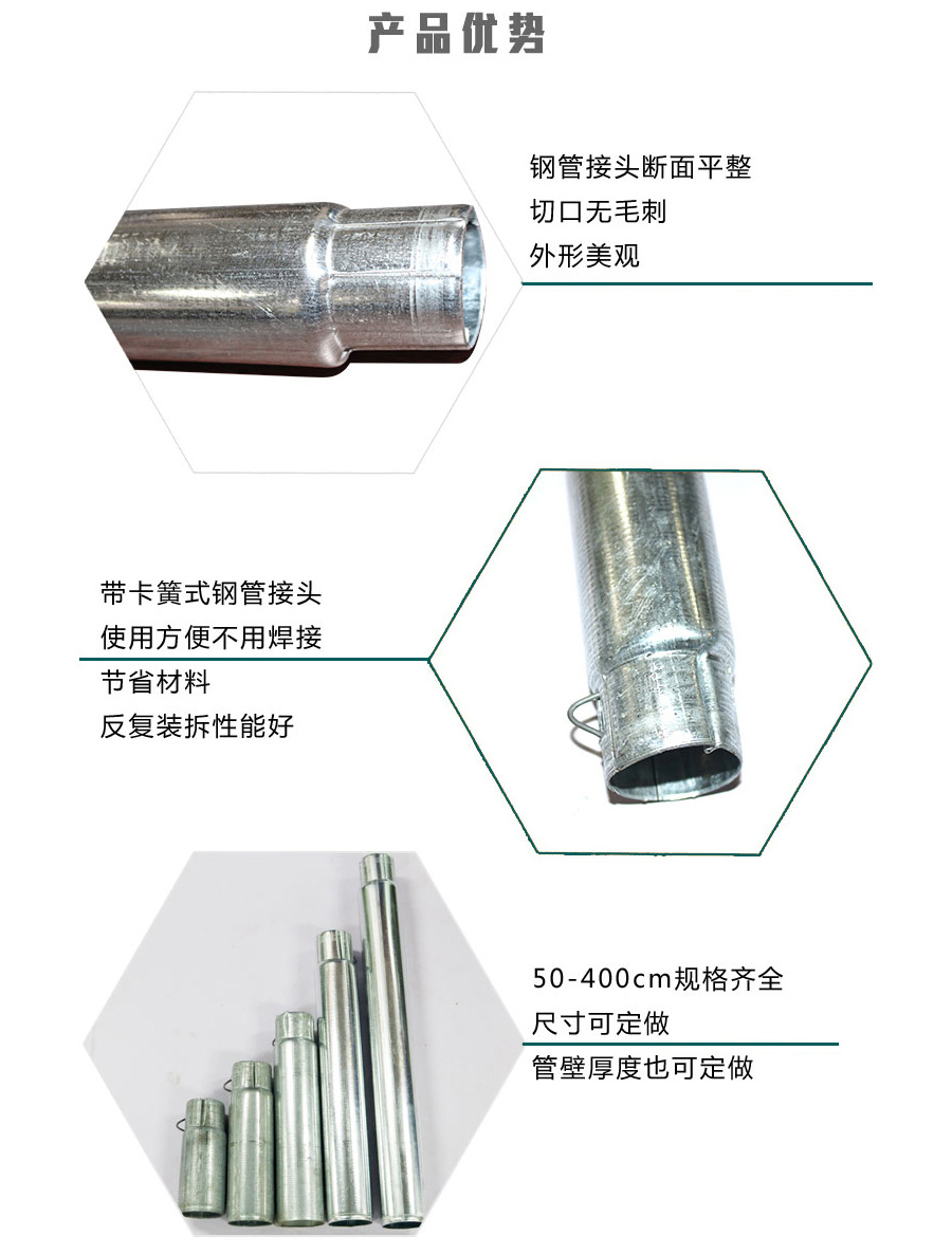 建筑钢管缩管接头
